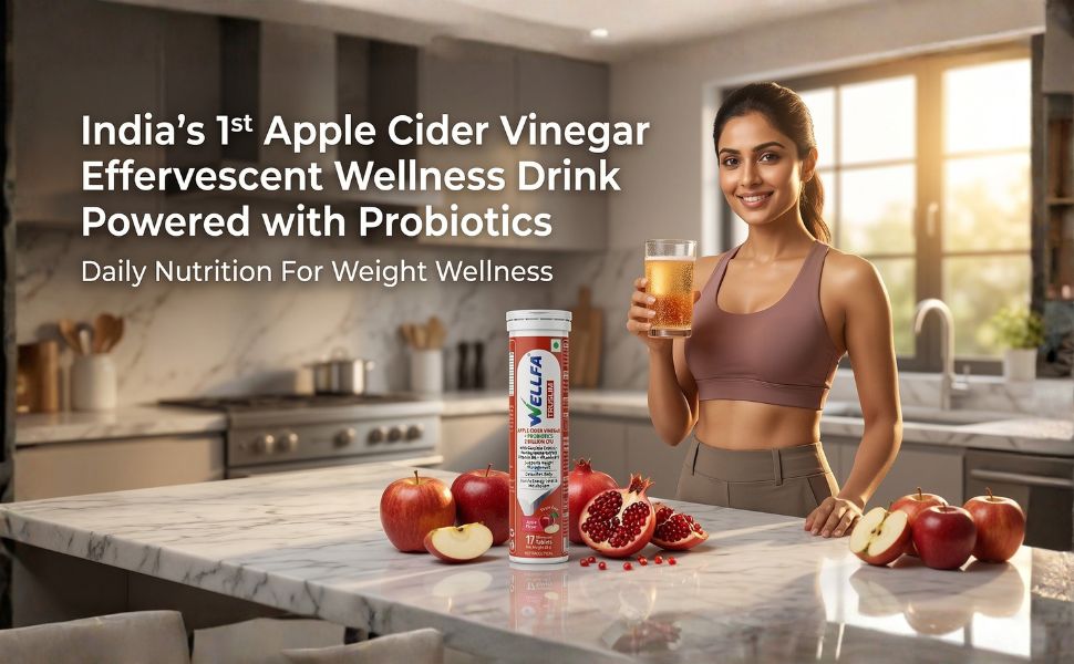Truslim Effervescent Tablets | Apple Cider Vinegar with 2 Billion CFU Probiotics | With Vitamin B6 & Vitamin B12 | Sugar-Free Supplement | 51 Apple Flavour Tablets (Pack of 3)