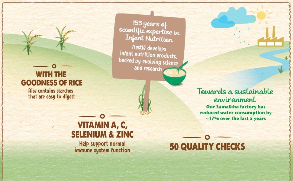 NESTUM Baby Cereal Rice Vegetables | No Preservatives | 8-24 Months, 325g