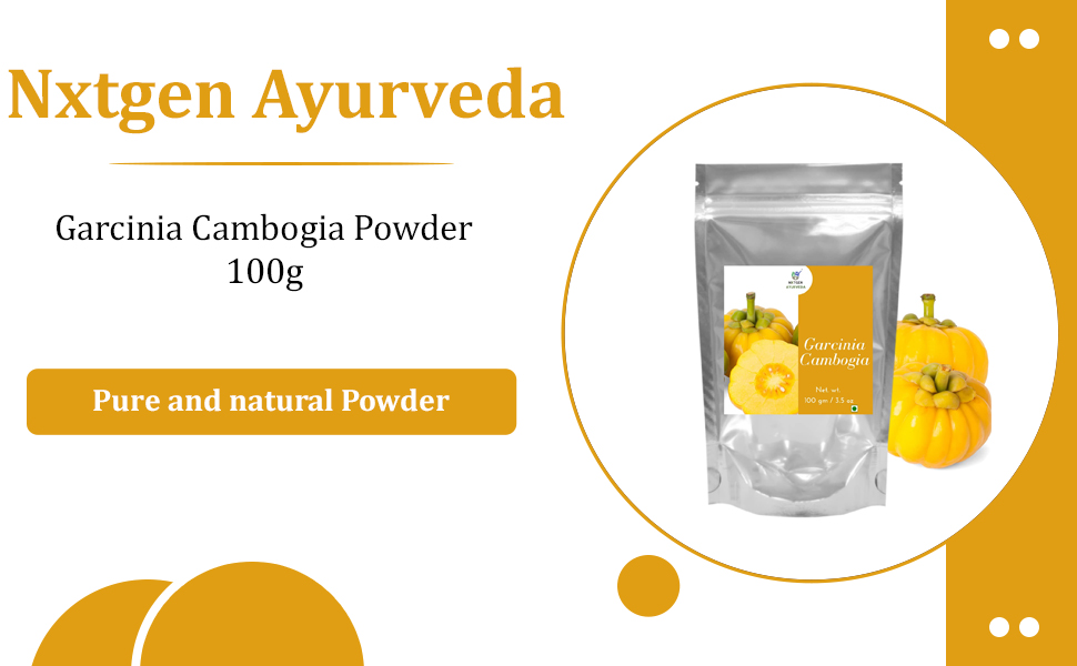 Nxtgen Ayurveda Garcinia Cambogia Powder | 100g | Weight Loss | Digestion