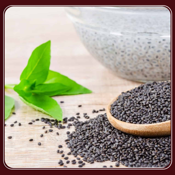 JMN Beej Tulsi - Tulsi Manjari - Krishna Tulsi Seed For Eating And Weightloss - Shyama Tulsi Seeds (Edible) - Krishna Basil Seeds - Kali Tulsi Beej - Tukhme Rehan - Ocimum Sanctum (150 gm, Natural)