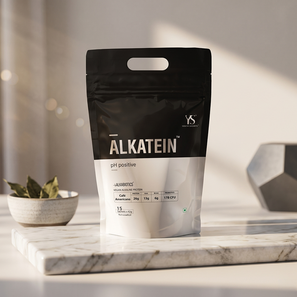 Alkatein Vegan Plant Protein Powder (Coffee) - 630g | Non-Bloating Pea & Brown Rice Blend | With Digestive Enzymes & Probiotics | Alkaline Formula for Gut Health & Recovery | Sugar-Free, Keto Friendly