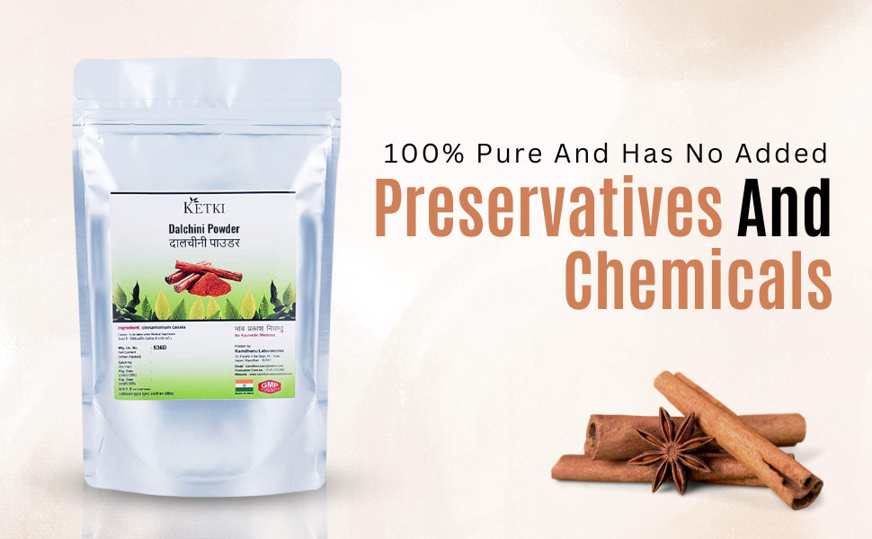 Ketki Cinnamon Powder 250 grams, Pack of 1 | Dalchini Powder |Natural Immunity Booster, Good for Weight Loss