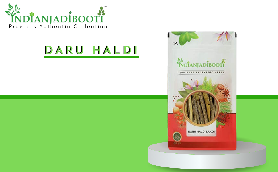 IndianJadiBooti Daru Haldi (Berberis Aristata) | 900g | Raw Tree Turmeric/Daruharidra | Natural Berberine Source for Skin Glow, Liver Health & Metabolic Wellness (Dried Bark)