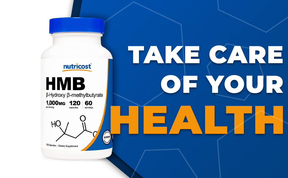 Nutricost HMB (Beta-Hydroxy Beta-Methylbutyrate) 1000mg, 240 Capsules