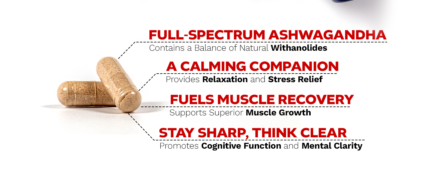 Nootropics Depot KSM-66 Ashwagandha Capsules | 300mg | 90 Count | Withania somnifera Extract | Ayurvedic Herb | Adaptogen Supplement | Promote Relaxation*