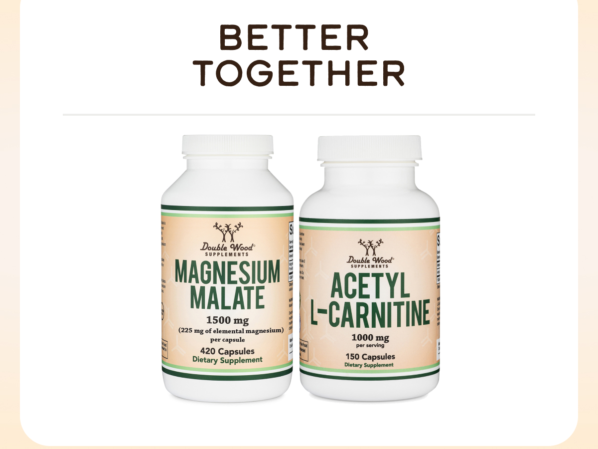 Magnesium Malate 1,500mg, Bioavailable + High Absorption, 420 Capsules