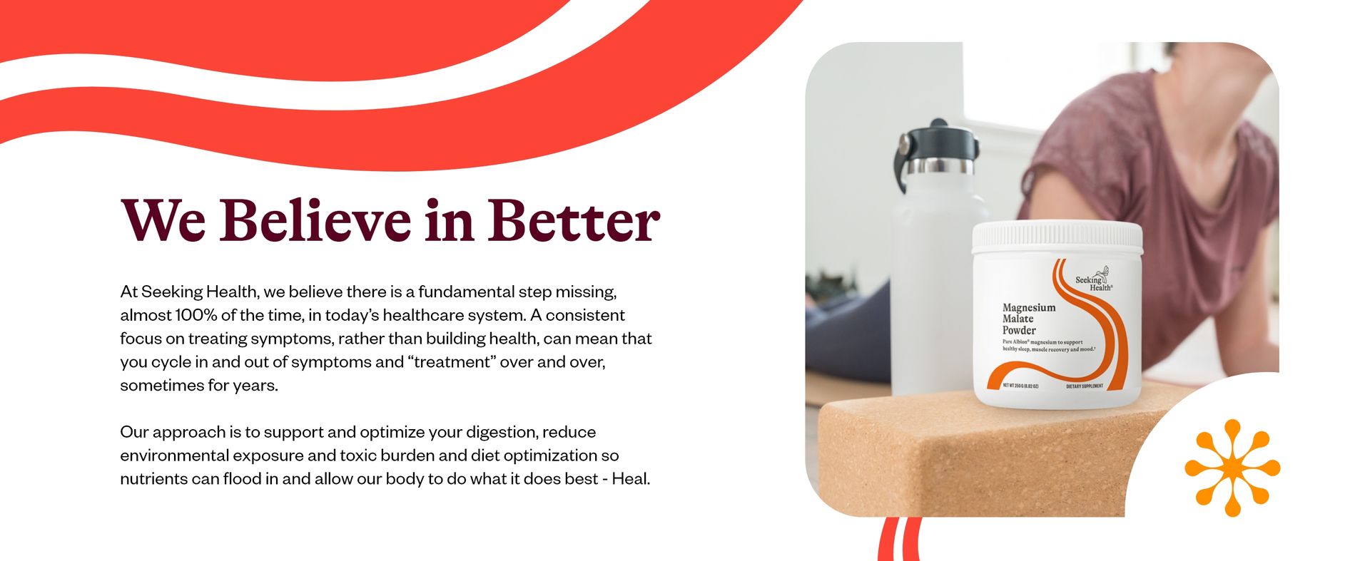 Seeking Health Magnesium Malate Powder, 500 mg, 8.82 oz, 100 Servings