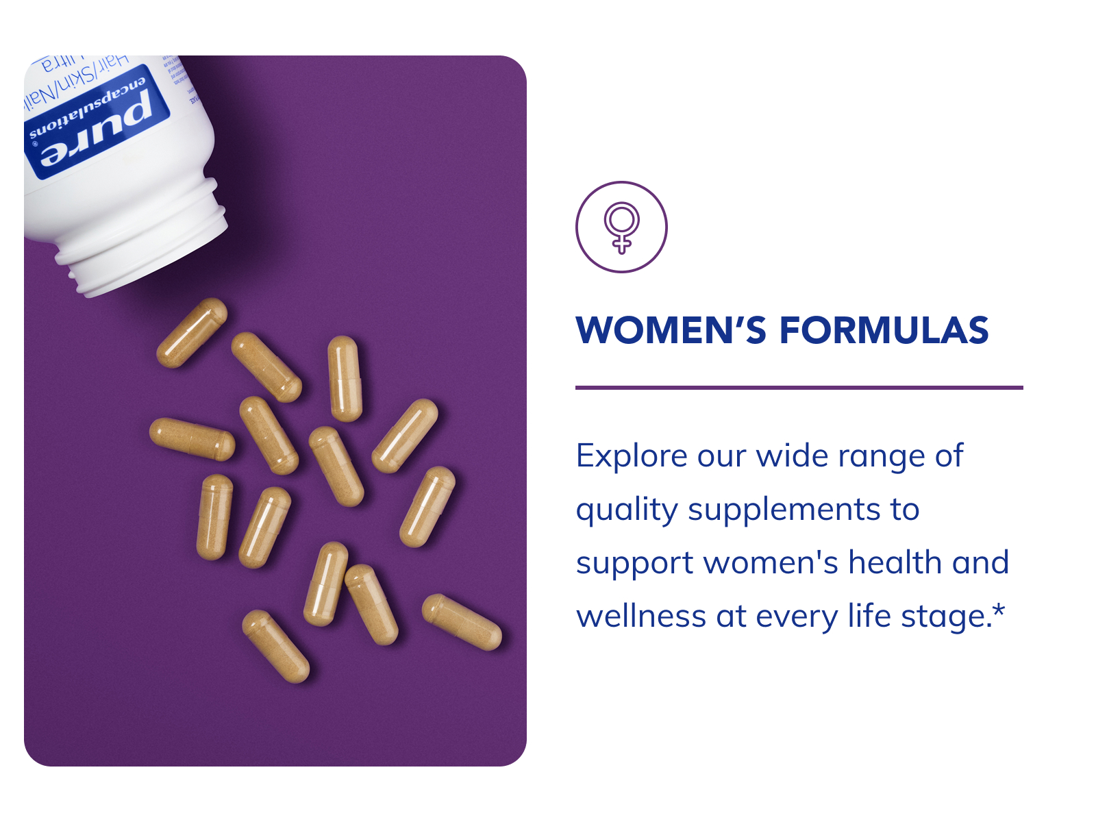 Pure Encapsulations Women's Nutrients 40+, 90 Capsules
