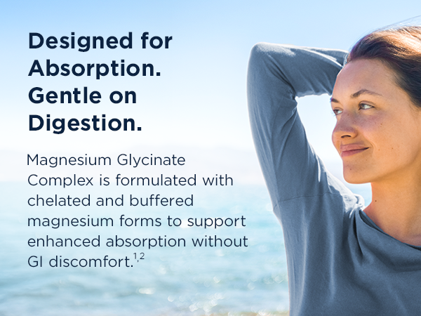 Designs for Health Magnesium Glycinate Complex, High Absorption, 90 Count