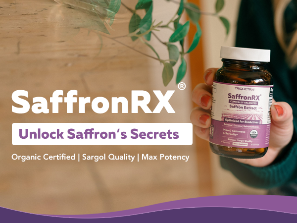 Organic Saffron Extract Optimized with Safromotivines, Safranal and Crocins