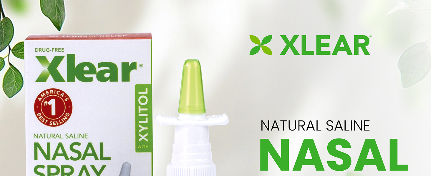Xlear Natural Nasal Spray with Xylitol, 1.5 fl oz (Pack of 1)
