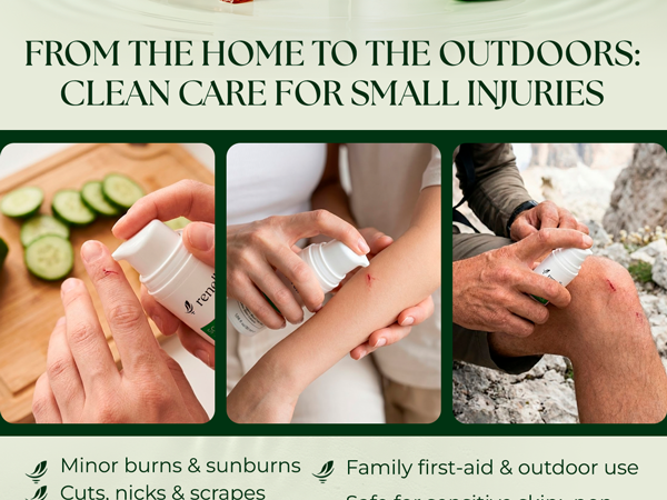 Natural Wound Care & Burn Gel - First Aid for Skin Recovery