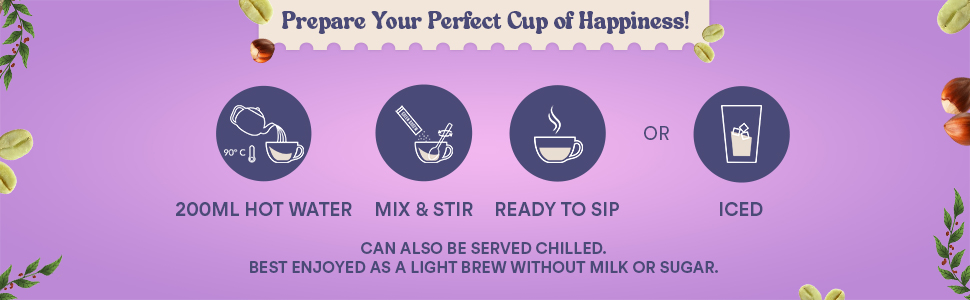 Greenbrrew Hazelnut Instant Green Coffee - 1 Month Pack (250g)