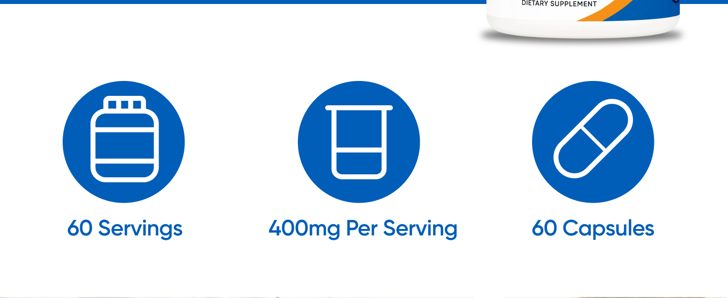 Nutricost ATP Supplement (400mg) 60 Capsules, Made with Peak ATP, Vegan