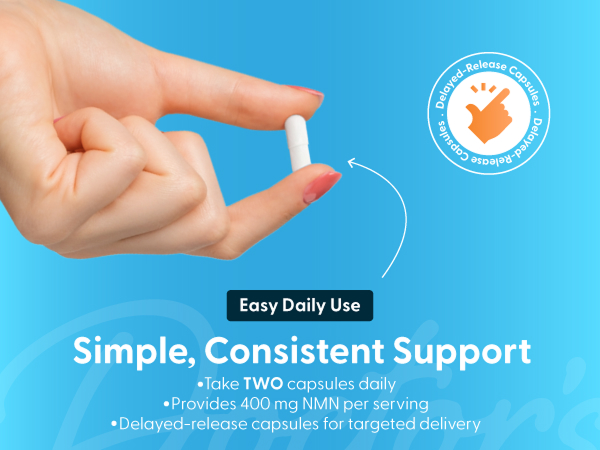 Doctor's Best NMN Supplement, for Women & Men, Vegan, Non GMO, 60 Veg Caps