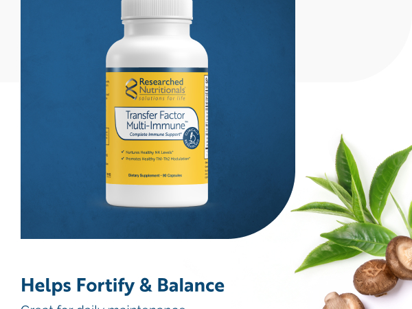 Researched Nutritionals Transfer Factor Multi-Immune Support, 90 Capsules