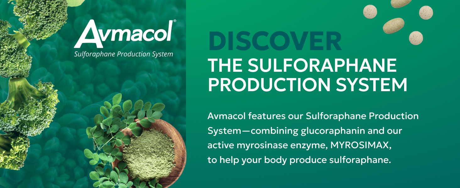 Nutramax Avmacol Extra Strength Sulforaphane Producing Supplement, 30 Tabs