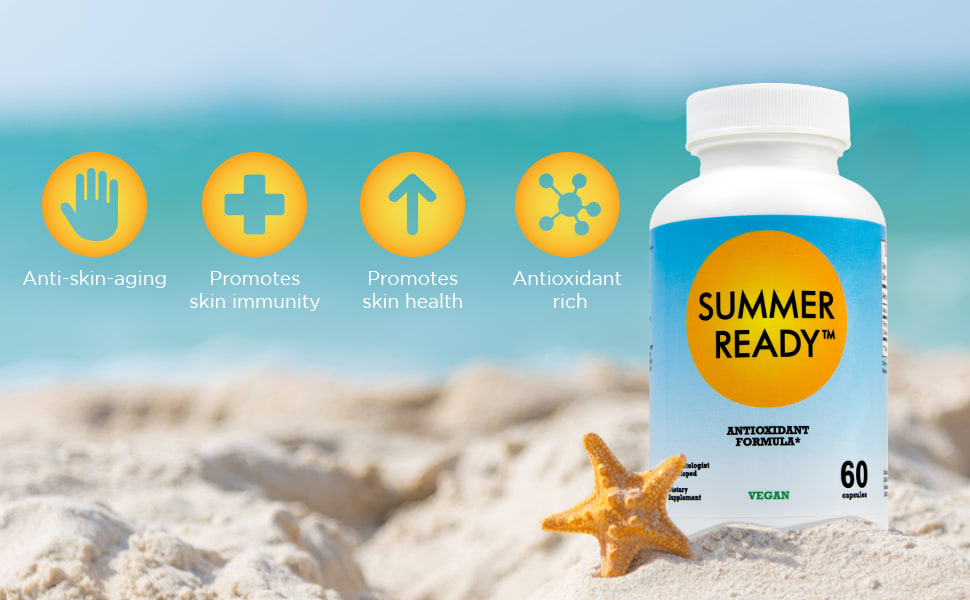Skin Care Supplement Capsules - Nicotinamide/Niacinamide/Niacin 500mg (Vitamin B3) and Polypodium Leucotomos (Fern Extract) 480mg, Antioxidant Rich Formula