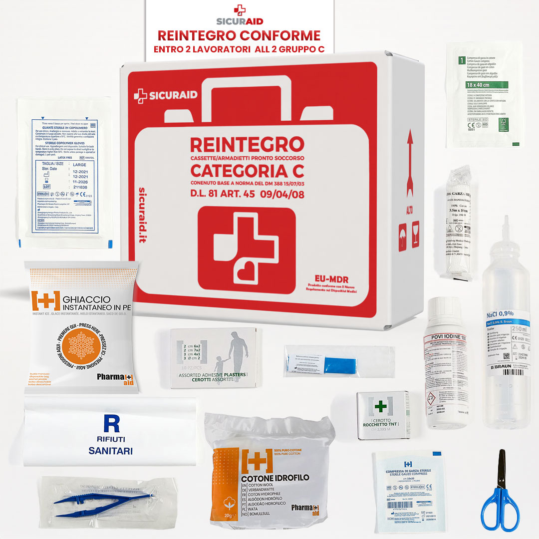SICURAID Replenishment Kit First Aid Cassette Attachment 2 Group C
