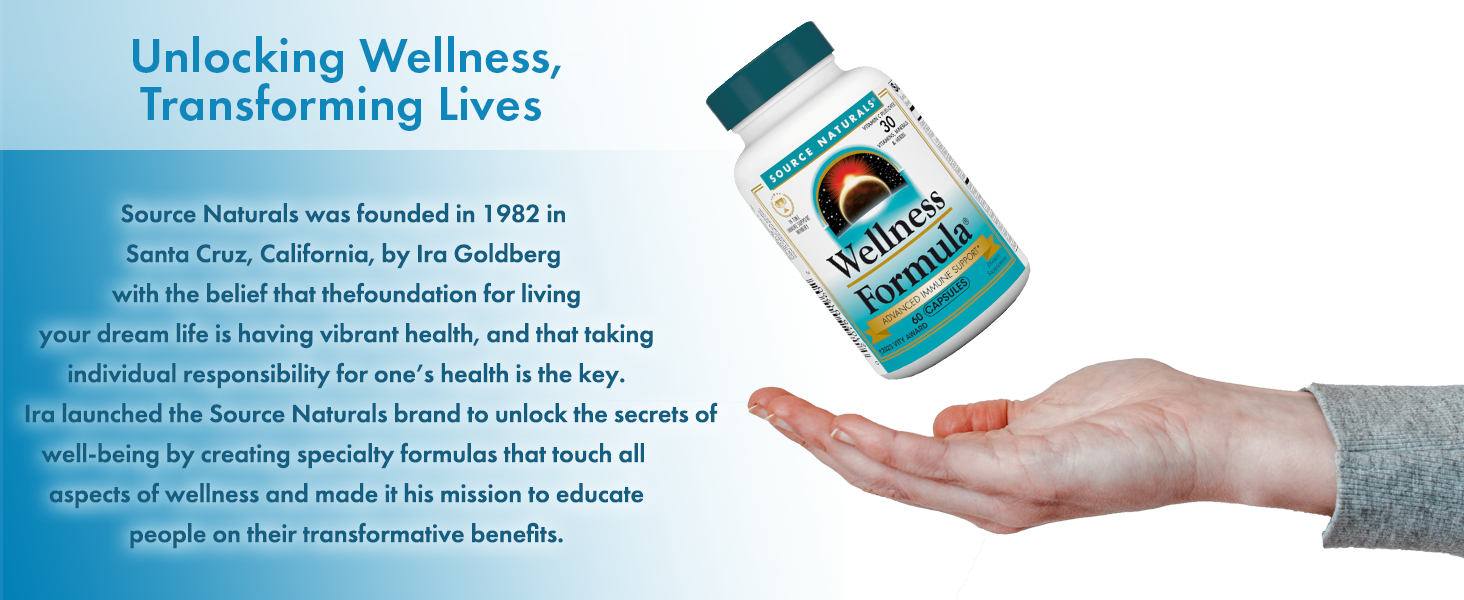 Source Naturals Wellness Formula, Advanced Immune Support - 120 Capsules