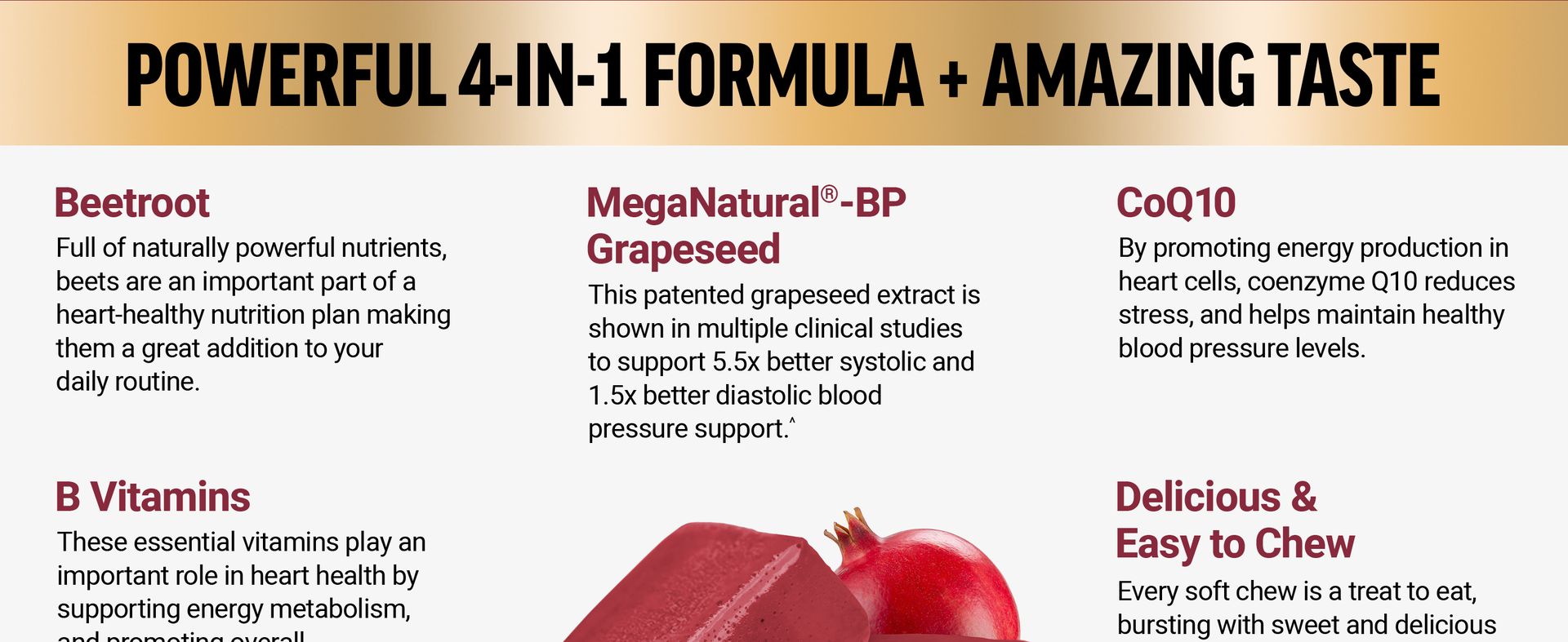 Force Factor Total Beets Ultimate Heart Health for Blood Pressure Support