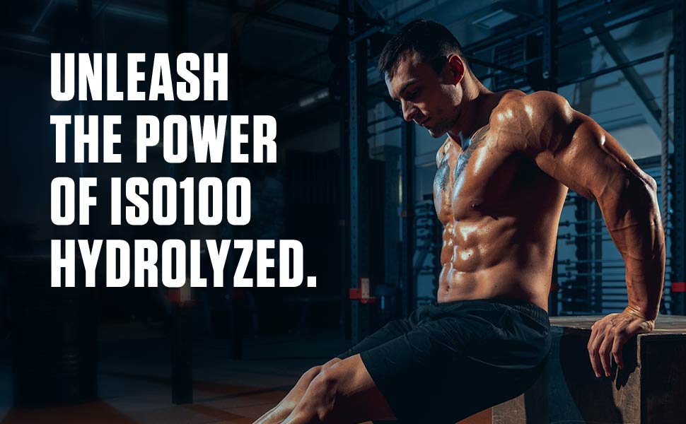 Dymatize Nutrition ISO100 Hydrolyzed Whey Protein Isolate | Fast-Digesting | Muscle Recovery Formula with Amino Acids | Low Sugar & Fat | Gourmet Chocolate | 5 lbs