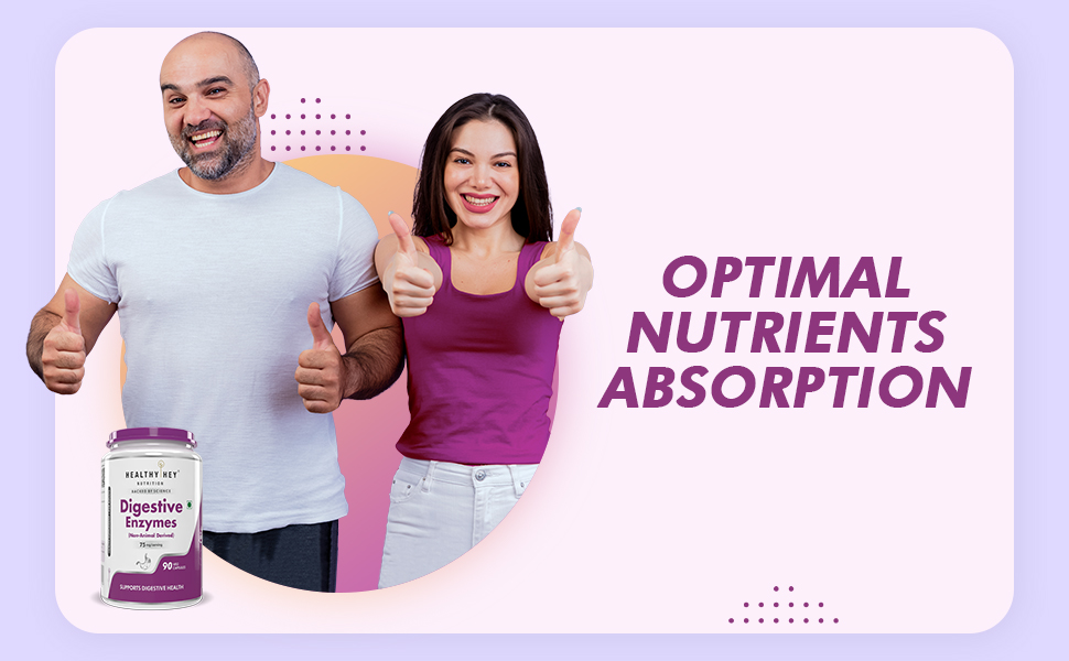 HealthyHey Nutrition Digestive Enzyme - Multi-Enzyme Complex -Support Digestive Health - 90 Vegetable Capsules