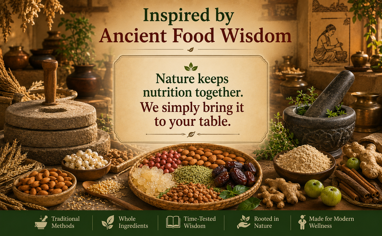 Anadi Sutra Fiber Protein Power 100g | Whole Food Drink Mix | Rich in Fiber | Made with Mamra Almonds, Fox Nuts, Psyllium Husk, Sorghum & Ashwagandha | No Protein Isolates | No Added Sugar