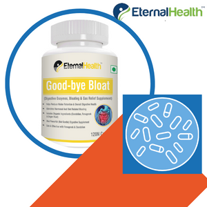 EternalHealth Good-bye Bloat Digestive Enzymes Supplement, 120 Capsules