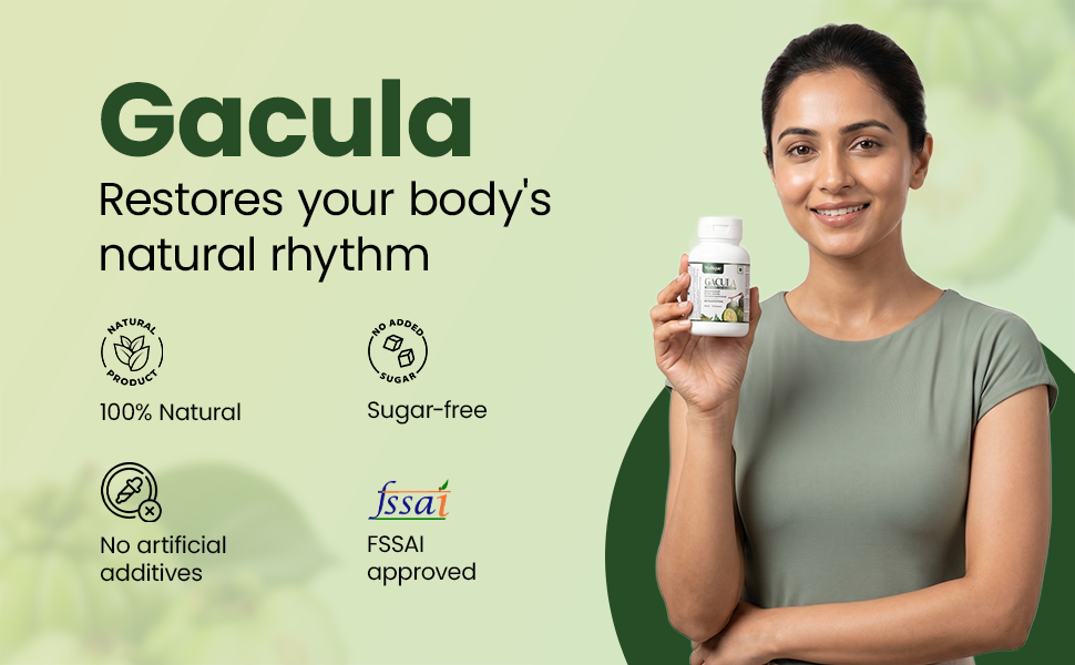 Gacula Metabolic Support Supplement | Keto Fat Burner Weight Loss Products Supplement | 3-in-1 Garcinia, Curcumin & Amla Capsules | Advanced Weight Management, Natural Energy & Antioxidant Support | 60 Vegan Capsules Each Pack ( Pack of 2 )