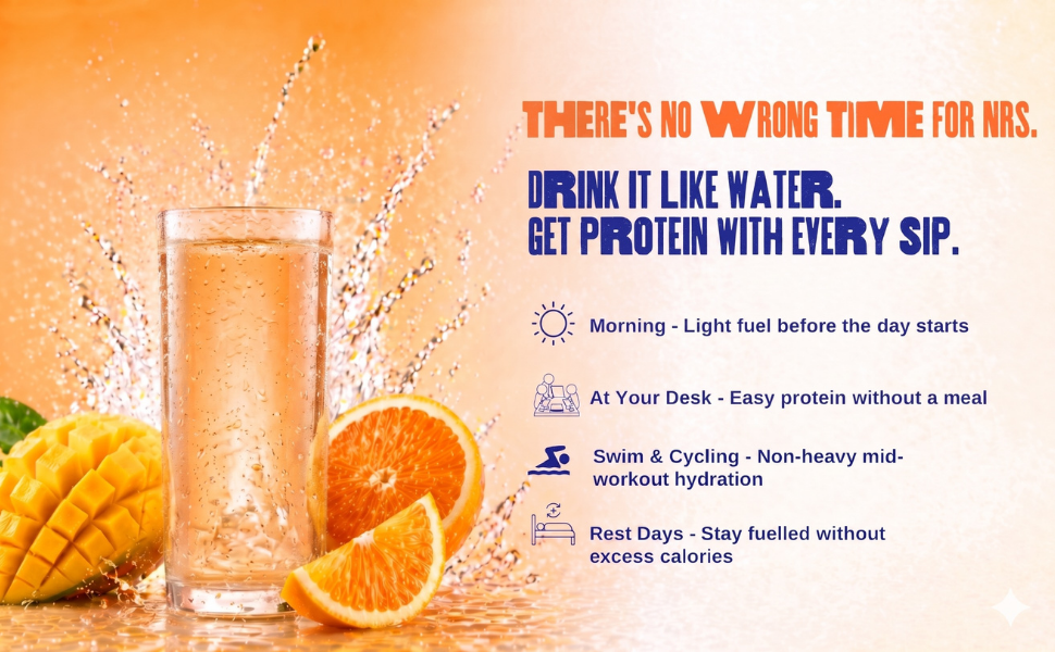 Not Rocket Science Protein Water - Lemon Lime + Mango Orange + Mixed Berry + Green Apple| 22g Clear Whey Protein Isolate | 1300mg Electrolytes | 5g BCAAs | Zero Sugar | High Protein Drink | 500ml Pack of 12