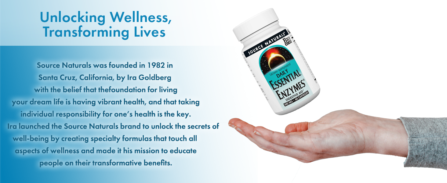 Source Naturals Essential Enzymes Digestive Aid* - 500mg - 240 Capsules