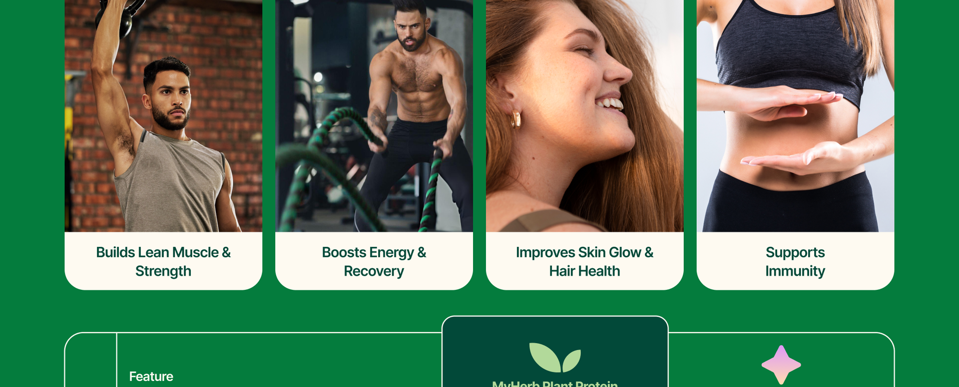 MYHERB Plant Protein Powder | Pea And Brown Rice Protein Powder | Vegan High Protein Powder | 27 gm Protien,21 Vital,6 gm BCCAs |Sugar Free|For Men,Women Kashmiri Strawberry Flavour - 1Kg