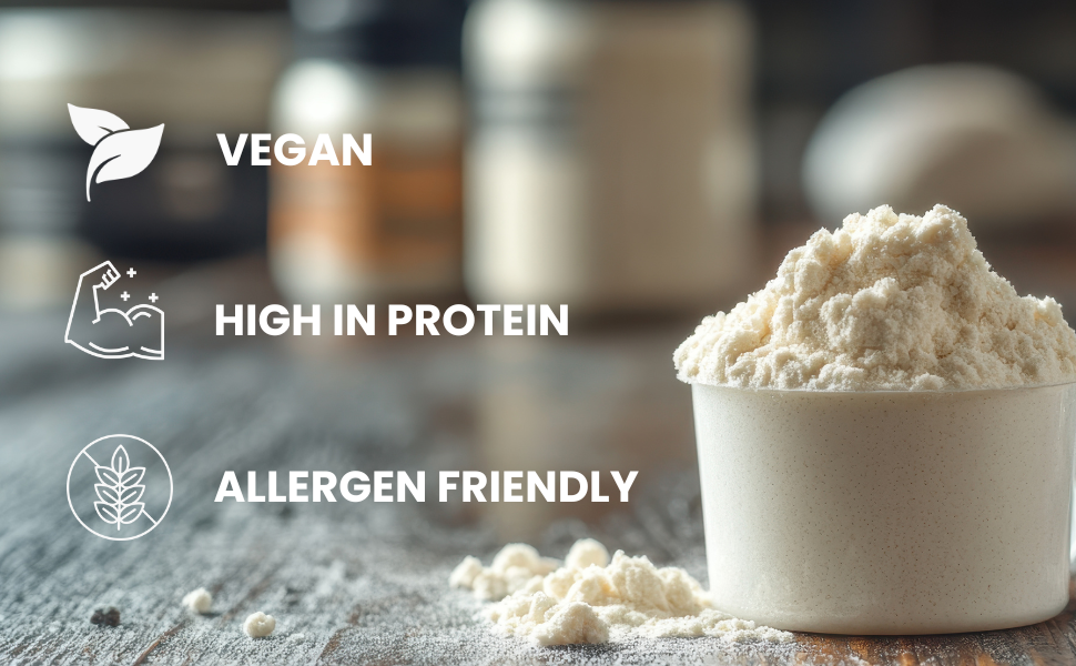 Sattvic Foods Brown Rice Protein Powder (300 g) | Certified Organic, Over 25 g Protein Per Serving | Plant-Based, Unflavoured, No Sugar, No Lactose, Muscle Builder | Mix into Smoothies & Recipes