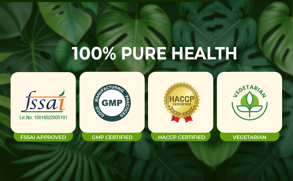 Pure Nutrition Apple Cider Vinegar with Wheat Grass & Spirulina for Enhanced Wellness | Rich in Antioxidants | Supports Weight Management, Detoxification & Immunity - 60 Veg Capsules (Pack of 2)