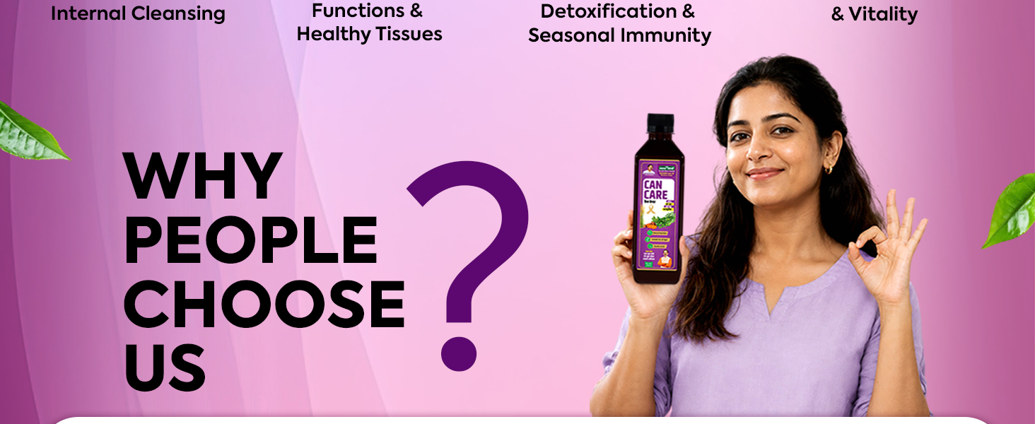 Jeena Sikho Can Care Juice | Ayurvedic Immunity Booster & Natural Detox Tonic | Herbal for Cellular Health & Vitality | Juice with Moringa, Wheatgrass & Curcumin, 500 ml, Pack of 1