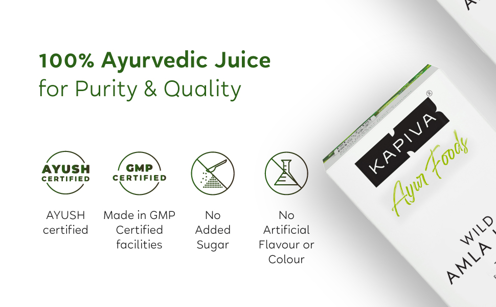 Kapiva Wild Amla 1L + Kapiva Thar Aloe Vera Juice (with Pulp) | Cold-pressed Juice Combo to Help with Glowing Skin, Hair Care, and Detox (1L)