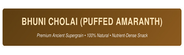 Gajdant Bhuni Cholai | Roasted Amaranth Seed for Fasting | Healthy Ramdana for Vrat and Upvas - 500g