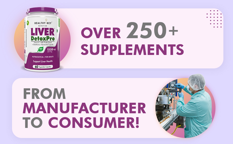 HealthyHey Nutrition Liver DetoxPro - 1558mg per serving - 60 vegetable capsules
