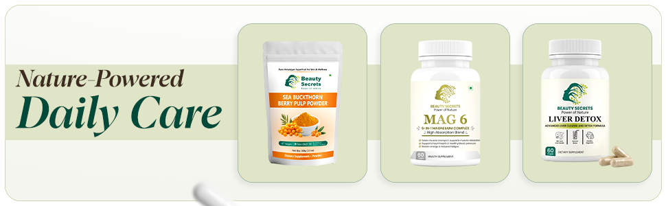Beauty Secrets Liver Detox Capsules | Milk Thistle, NAC, Dandelion & Kutki | Supports Liver Health, Fatty Liver & Digestion | Clinical Dose, No Fillers | 60 veg Capsules