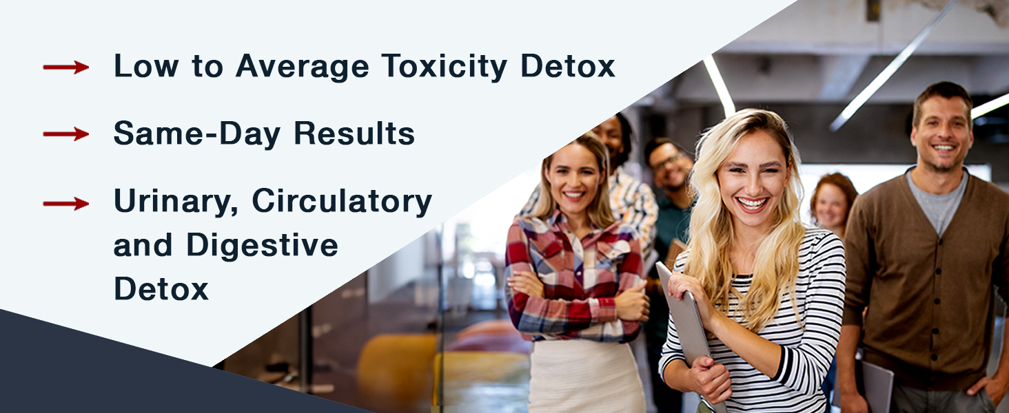 Detoxify – Ready Clean Herbal Cleanse – Tropical – 16 oz – Professionally Formulated Herbal Detox Drink – Enhanced with Milk Thistle Seed Extract & Burdock Root Extract – Plus Sticker.