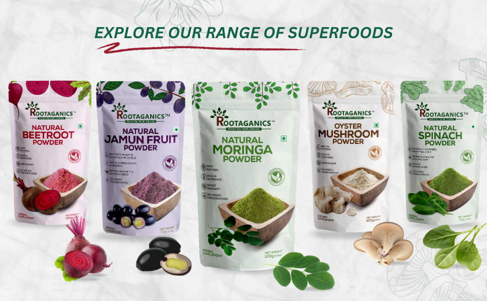 Organic Moringa Powder 100g | 100% Pure Leaf | Rich in Iron, Calcium & Vitamins | Plant Protein & Fiber | Smoothies, Tea, Detox Drinks, Cooking | Vegan, Non-GMO | Lab Tested