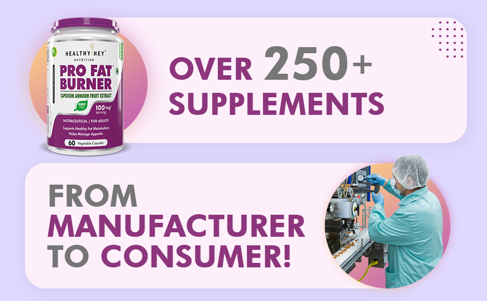 HealthyHey Nutrition Thermogenic Fat Burner - Weight Loss Supplement, Appetite Suppressant, & Energy Booster - Premium Fat Burning with Capsicum Extract - 60 Natural Veggie Diet Pills