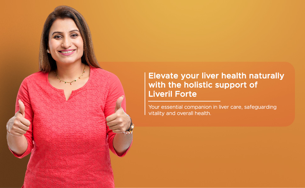 Liveril Forte With Silymarin Extract, Amino Acids And Vitamins That Support Healthy Liver Functions, Improve Metabolism |15 Tablets