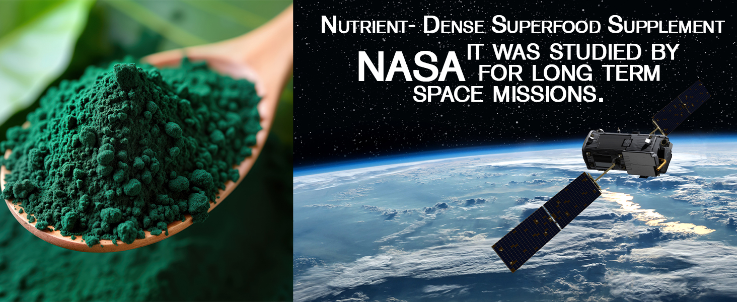 Grenera Spirulina Powder | Protein Algae Superfood Supplement | Natural With No Artificial Additives | 1 kg