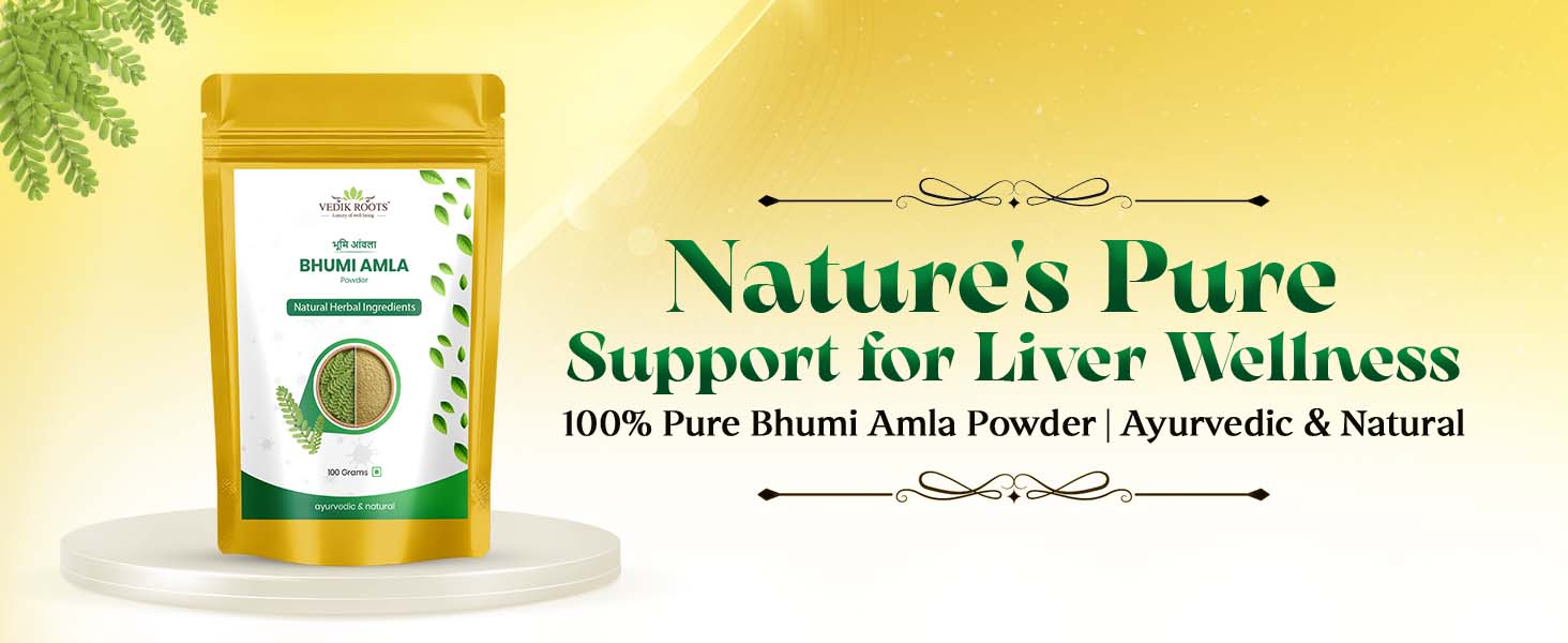 Bhumi Amla Powder 100G | Organic Bhumi Amla Churna for Liver Support, Detox & Digestion | Herbal Supplement | GMP-Certified - (Pack Of 01)