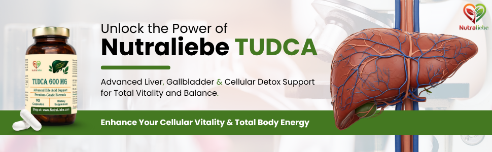 TUDCA 600 mg – Tauroursodeoxycholic Acid | Advanced Liver & Gallbladder Support | Cellular Detox, Bile Flow & Antioxidant Protection | 90 Vegetarian Capsules | Non-GMO, Gluten-Free, GMP-Certified