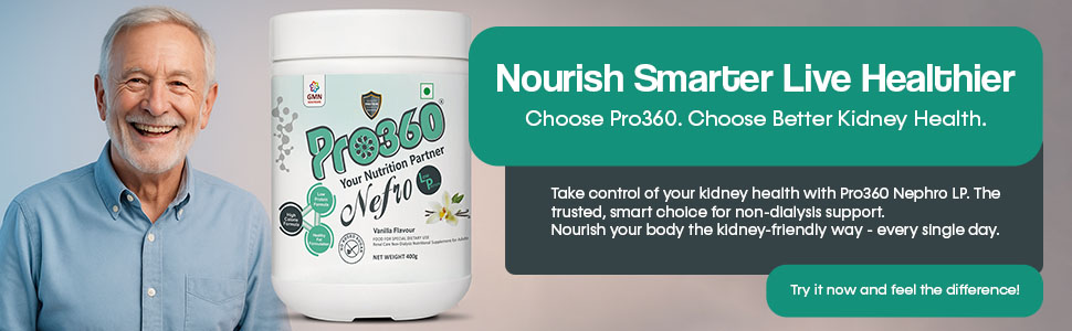 Pro360 Nefro LP Powder Vanilla Flavour – 750g Low Protein Nutrition Supplement for Kidney Health (Non-Dialysis) – Vanilla Protein Powder Enriched with L-Taurine, L-Carnitine & Essential Nutrients
