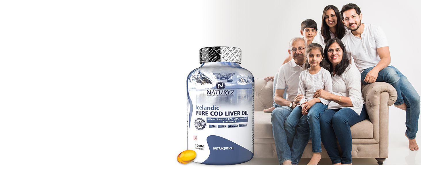 Naturyz Triple Strength Omega 3 Fish Oil with Highest Strength 2450 mg Omega 3-6-9 Per Serving(EPA 1200mg DHA 800mg)Capsule For Men & Women(Mercury Free, Preservatives Free, Anti Reflux 120 Softgels)