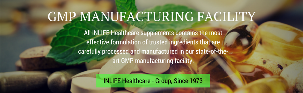 INLIFE Spirulina Tablets 2000mg Supplement, Green Superfood, 60 Count